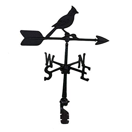 Montague Metal Products 24-Inch Weathervane with Cardinal Ornament